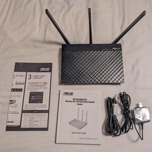 ASUS RT-AC66U-B1 Dual-Band Wireless-AC1750 802.11ac Gigabit Router - Black